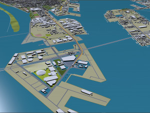 Nagoya city japan 60km Modelo 3D