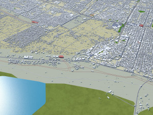 Najaf city iraq 30km 3D Model