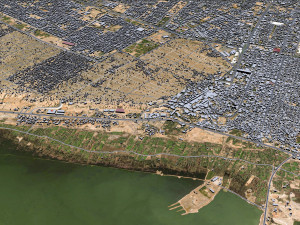 Najaf city iraq 30km 3D Model
