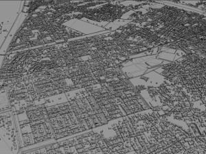 Najaf city iraq 30km 3D Model