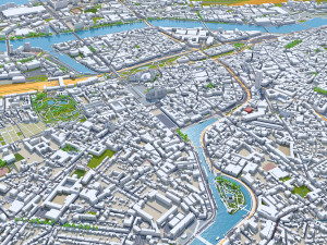 Nantes city france 60km Modelo 3D