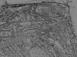 Napier hastings city new zealand 60km 3D Model