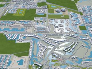 Naples florida city usa 30km 3D 모델