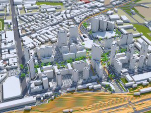 Naples city italy 85km 3D Model
