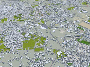 Naples city italy 85km 3D Model
