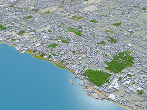 Naples city italy 85km 3D Model