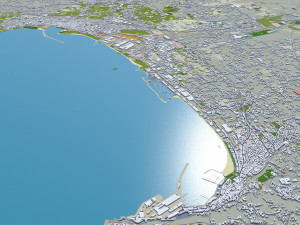 Naples city italy 85km 3D Model