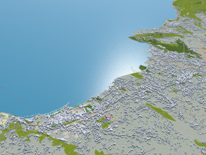 Naples city italy 85km 3D Model