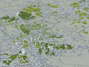 Naples city italy 85km 3D Model