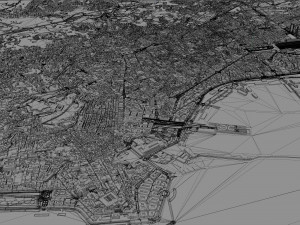 Naples city italy 85km 3D Model