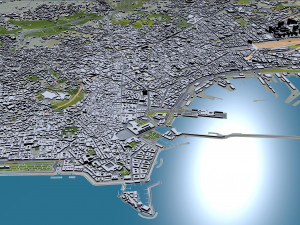 Naples city italy 85km 3D Model