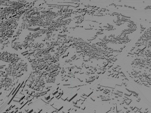 Narita city japan 40km Model 3D