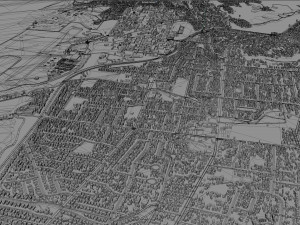 Nelson city new zealand 40km Modello 3D
