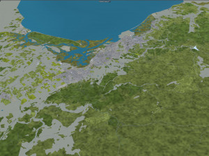 Nelson city new zealand 40km Modello 3D