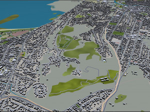 Nelson city new zealand 40km Modello 3D
