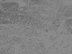 New haven city connecticut usa 30km Modello 3D