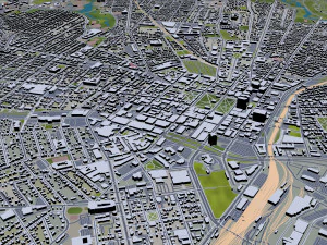 New haven city connecticut usa 30km 3D Model