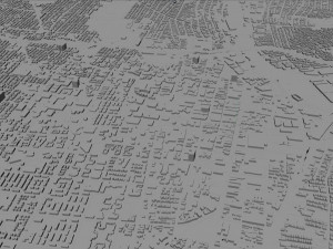 Newark city new jersey 30km 3D Model