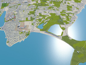 Newport rhode city island usa 20km Modèle 3D