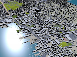 Newport rhode city island usa 20km Modèle 3D