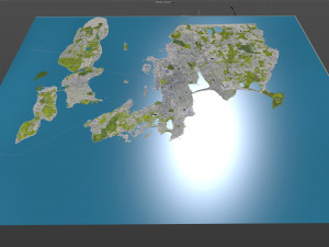 Newport rhode city island usa 20km Modèle 3D