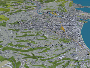 Nice city france 30km Modèle 3D