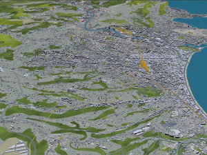 Nice city france 30km 3D Model