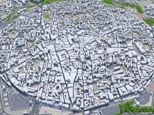 Nicosia city cyprus 40km Modello 3D
