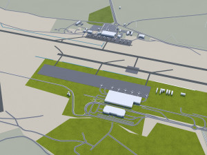 Nicosia city cyprus 40km Modello 3D