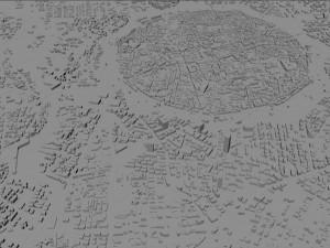 Nicosia city cyprus 40km Modello 3D