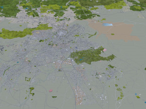 Nicosia city cyprus 40km Modello 3D
