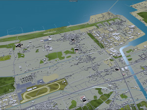 Niigata city japan 70km 3D Model