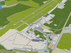 Nizhny city novgorod 70km Model 3D