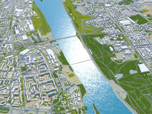 Nizhny city novgorod 70km Model 3D