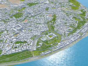 Nizhny city novgorod 70km Model 3D