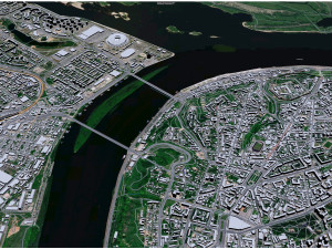 Nizhny city novgorod 70km Model 3D