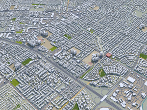 Orange city california 40km 3D Model