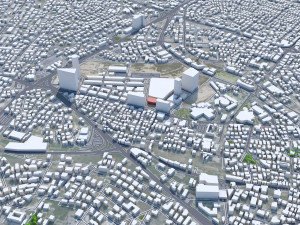 Amman city jorden 100km 3D Модель