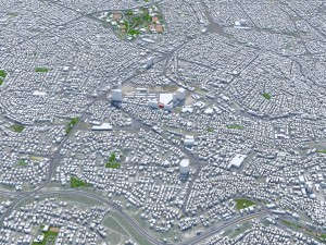 Amman city jorden 100km 3D Модель