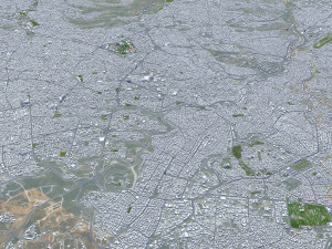 Amman city jorden 100km 3D Модель