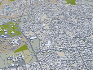 Amman city jorden 100km 3D Модель