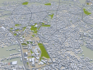Amman city jorden 100km 3D Модель