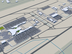 Amman city jorden 100km 3D Модель