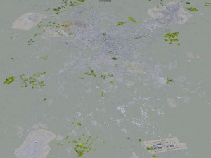 Amman city jorden 100km 3D Модель