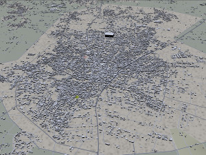 Amman city jorden 100km 3D Модель