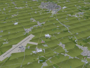 Odense city denmark 60km 3D Model