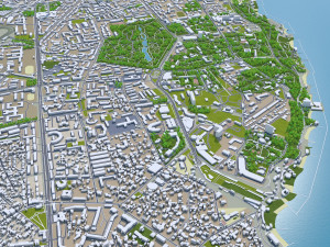 Odessa city ukraine 60km 3D-Modell