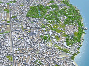 Odessa city ukraine 60km 3D Model