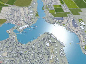 Odessa city ukraine 60km 3D Model