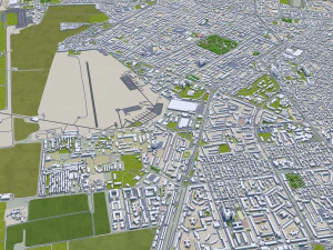 Odessa city ukraine 60km 3D Model